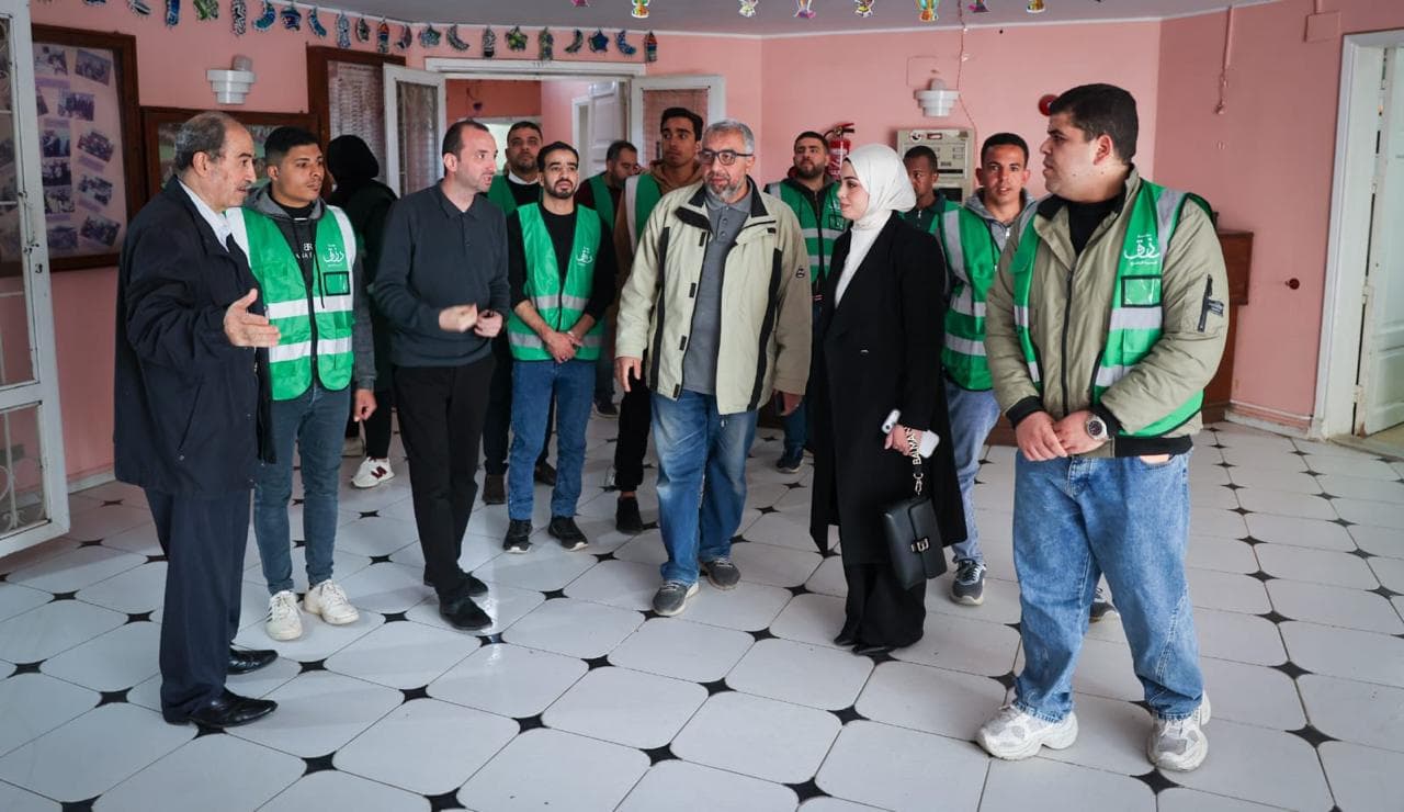 زيارة دار الهنا وتوزيع وجبات الإفطار