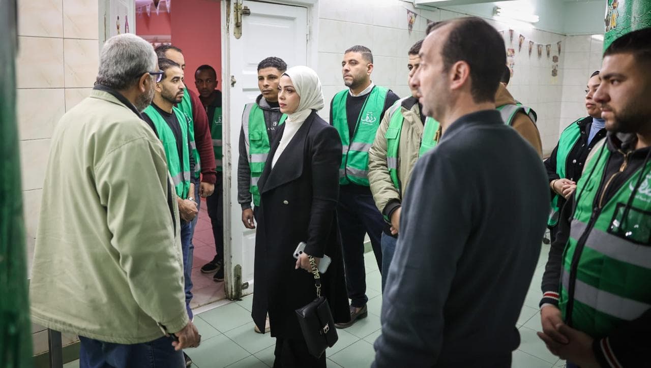 زيارة دار الهنا وتوزيع وجبات الإفطار